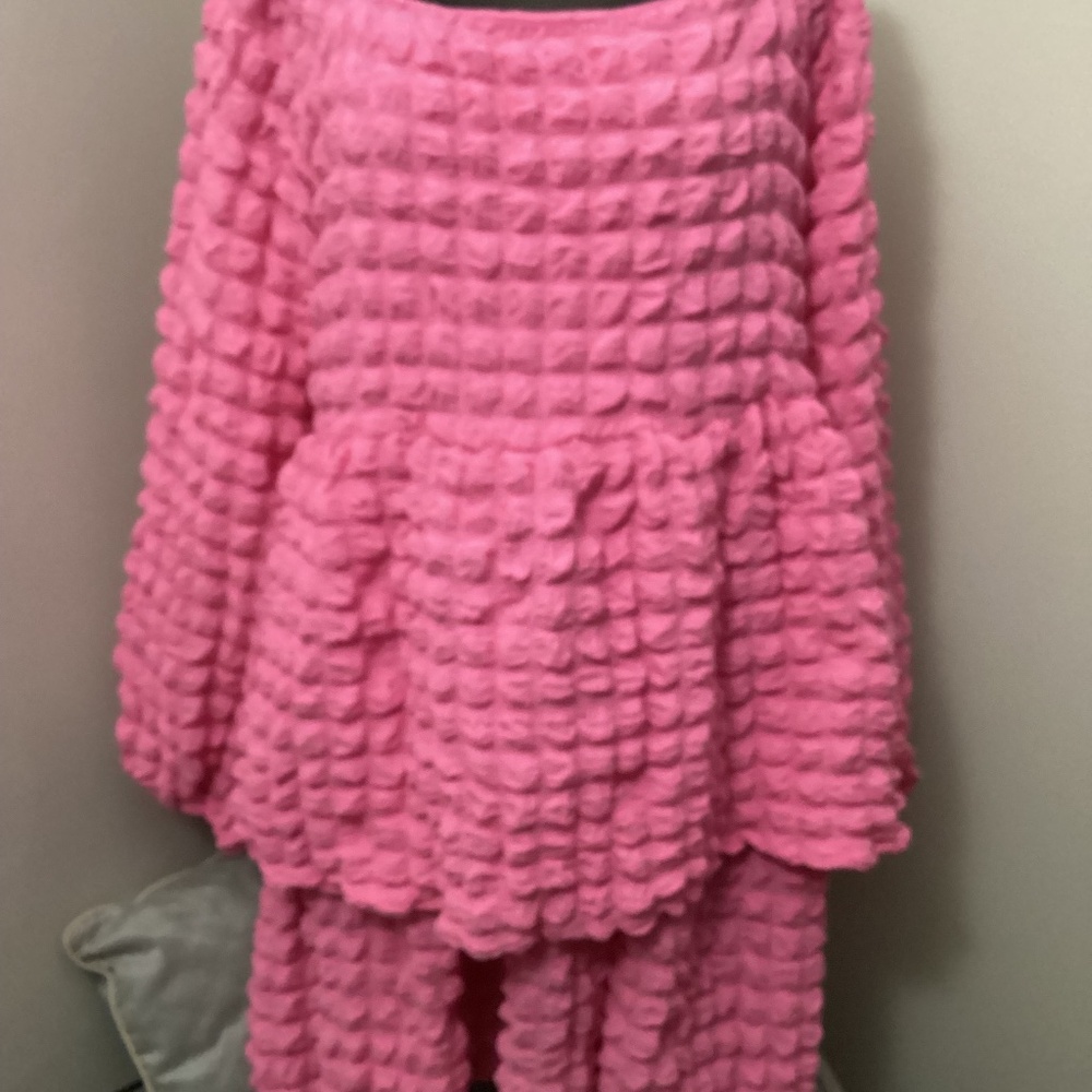 NWT Simply Southern tiered pink dress ladies large